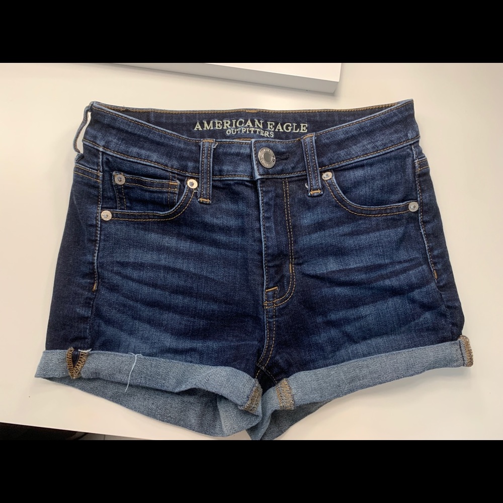 High rise shorts